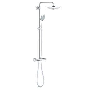 GROHE EUPHORIA Thermostatic Shower System Set with shower arm 26 cm. 27296002 shower faucet, water valve, bathroom acces