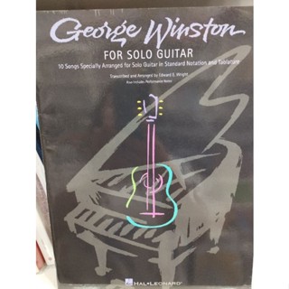 GEORGE WINSTON FOR SOLO GUITAR (HAL)073999995077ลดพิเศษปกมีรอย