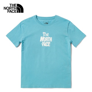 THE NORTH FACE W CLIMB TNF S/S TEE - AP - REEF WATERS เสื้อยืดแขนสั้น เสื้อผ้า เสื้อผ้าผู้หญิง