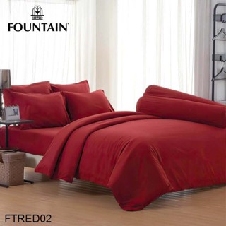 Fountain ผ้านวม (ไม่รวมผ้าปูที่นอน) สีแดง RED FTRED02 #ฟาวเท่น ผ้าห่ม