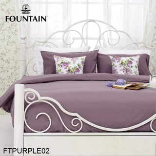 Fountain ผ้านวม (ไม่รวมผ้าปูที่นอน) สีม่วง PURPLE FTPURPLE02 #ฟาวเท่น ผ้าห่ม