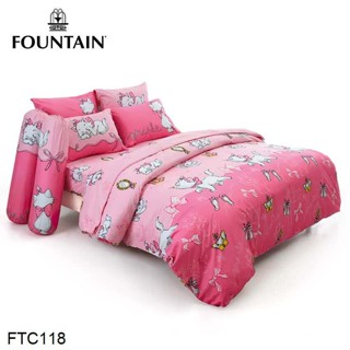 Fountain ผ้าปูที่นอน (ไม่รวมผ้านวม) 3.5ฟุต 5ฟุต 6ฟุต มารี Marie FTC118 #ฟาวเท่น เครื่องนอน ชุดผ้าปู ชุดผ้าปูเตียง