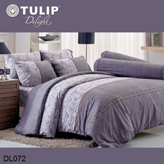 Tulip Delight (ครบเซ็ต) ผ้าปูที่นอน+ผ้านวม 3.5ฟุต 5ฟุต 6ฟุต พิมพ์ลาย กราฟฟิก DL072 #ทิวลิปดีไลท์ เครื่องนอน ชุดผ้าปู