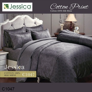 Jessica ผ้านวม 90 x 100 นิ้ว (ไม่รวมผ้าปูที่นอน) Cotton 100% พิมพ์ลาย กราฟฟิก C1047 #เจสสิกา ผ้าห่ม