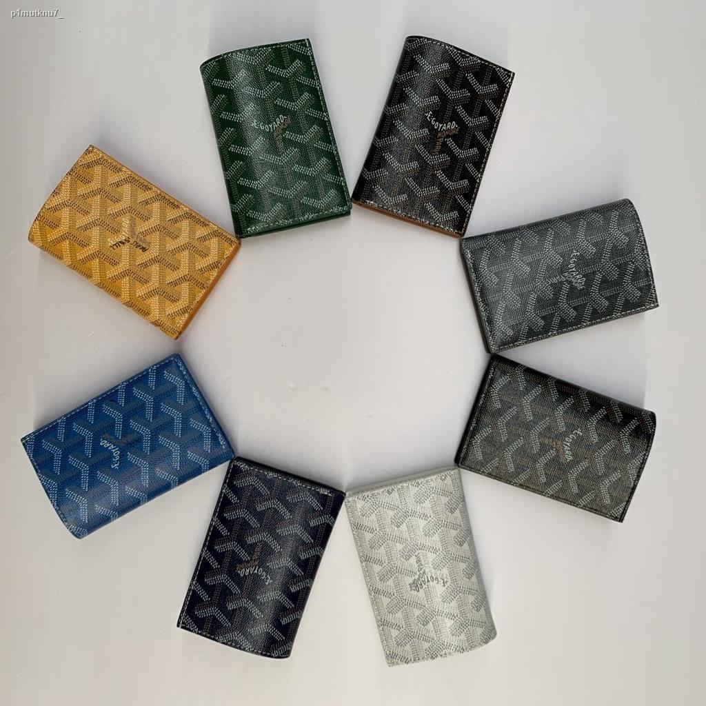 ☑goyard Genuine Card Holder Ready Stock Wallet 2022 New Style Men s Short Small Women s Driver s License Leather Case Go