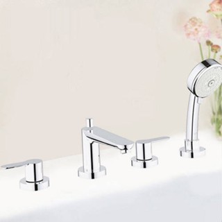 GROHE BAUEDGE ก๊อกผสมอ่างอาบติดขอบอ่าง 4 รู 2512000A ก๊อกฝักบัว วาล์วน้ำ อุปกรณ์ห้องน้ำ อะไหล่ห้องน้ำ