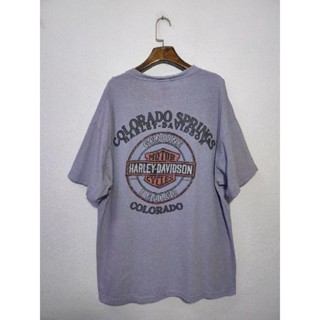 เสื้อยืด มือสอง งานแบรนด์ Harley Davidson อก 46 ยาว 29