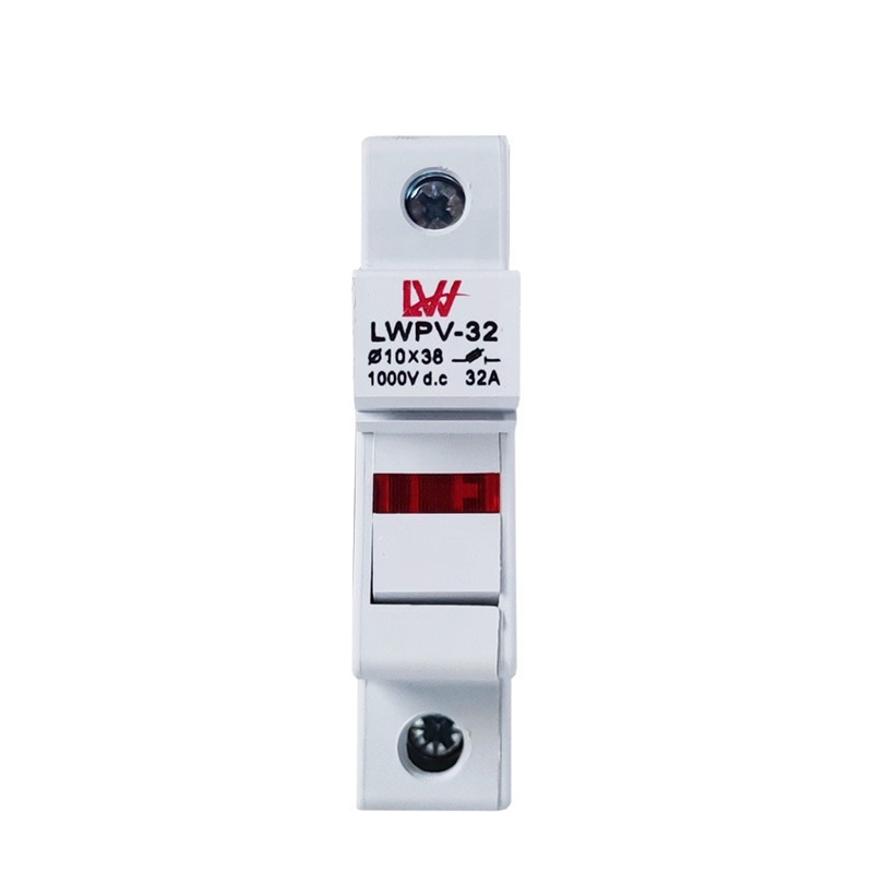 ฐานฟิวส์ Fuse Holders(มีแค่ฐานฟิวส์นะคะ) พร้อมไฟled Dc1000V 32A  Fuse Box 10*38 สินค้าพร้อมส่งจากไทย