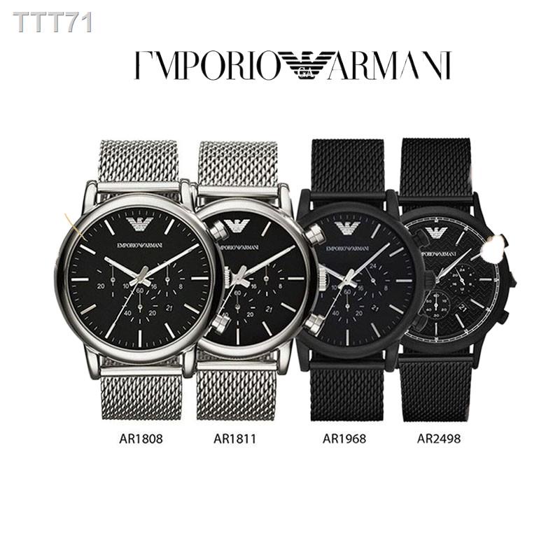 ✒✁OUTLET WATCH นาฬิกา Emporio Armani OWA291 นาฬิกาข้อมือผู้หญิง นาฬิกาผู้ชาย แบรนด์เนม Brand Armani Watch AR1808