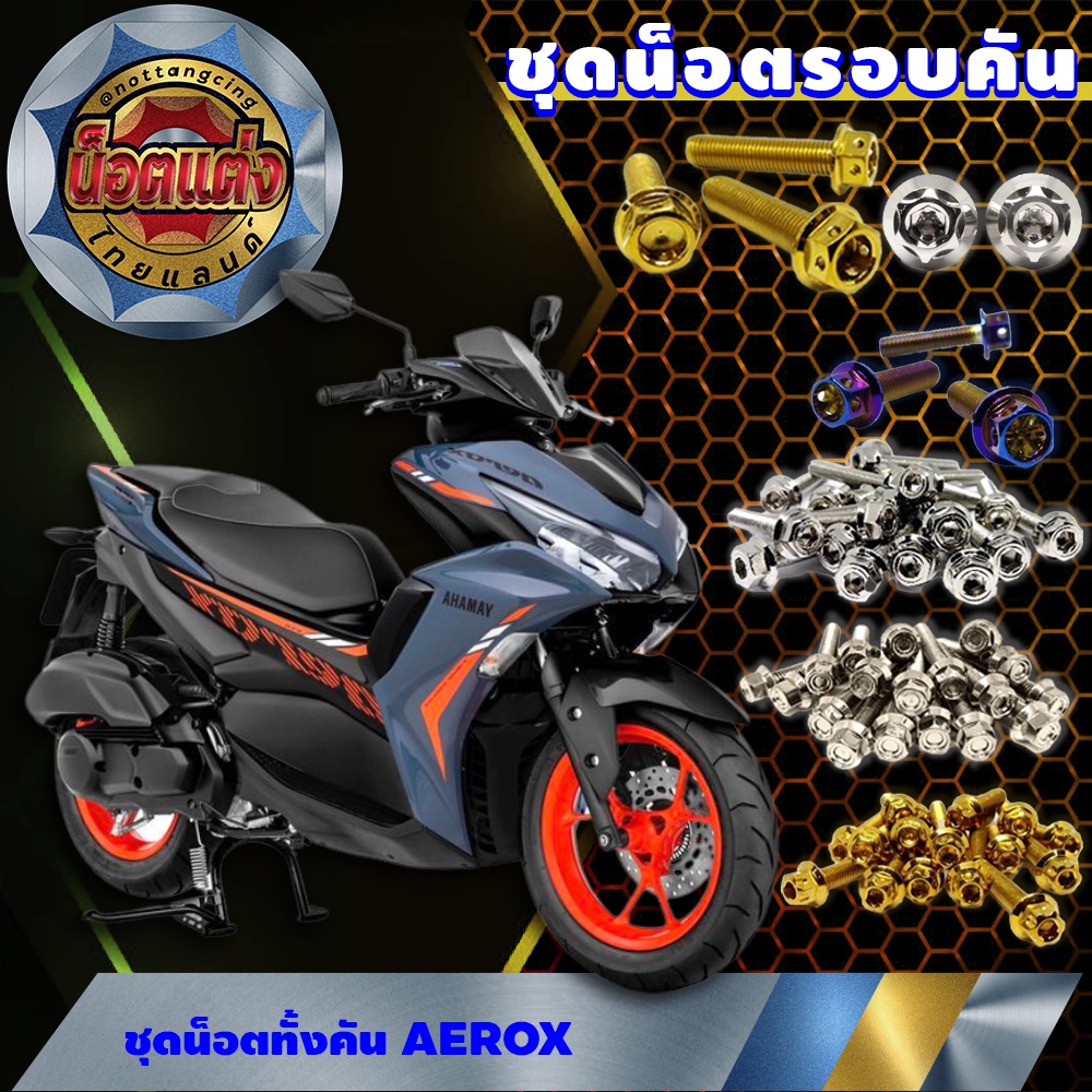 ชุดน็อตทั้งคัน AEROX