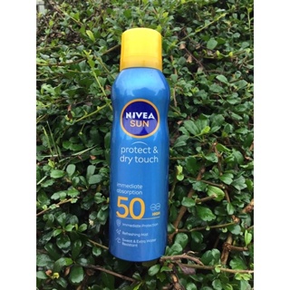 Nivea sun protect &amp; dry touch sun spray spf 50 ปริมาณ 200 ml