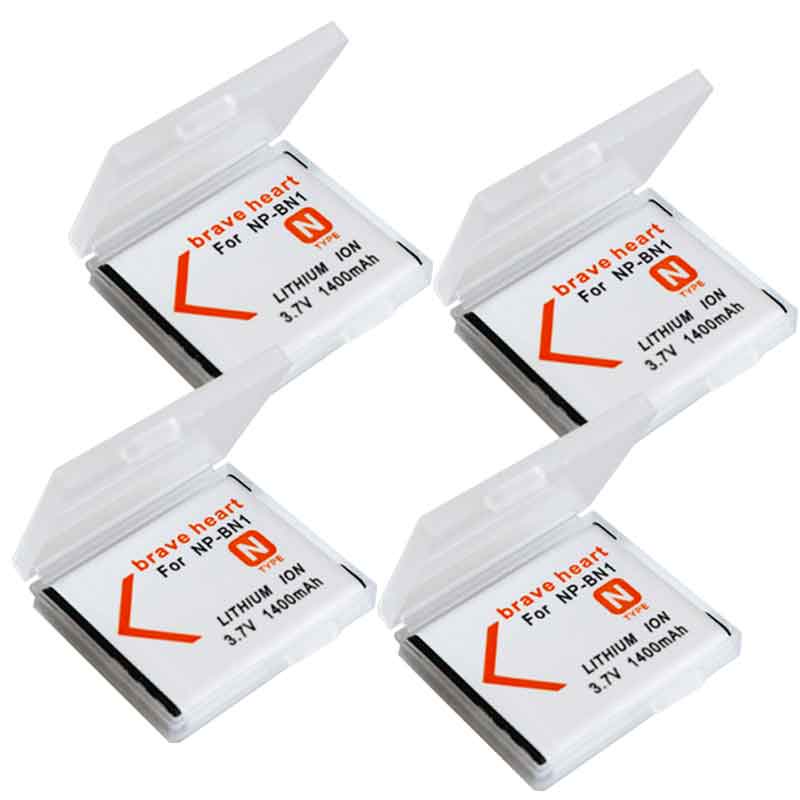 NPBN1 NP BN1แบตเตอรี่แบบชาร์จไฟได้สำหรับ Sony Cyber-Shot DSC QX10 QX100 DSC TX9 NP-BN1 TF1 TX5 TX7