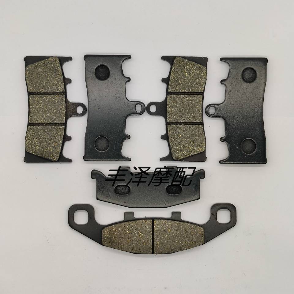 ★XC XC★เหมาะสําหรับรถจักรยานยนต์คาวาซากิ GPZ900R {99-00-01-02} ผ้าเบรคหน้าหลังผ้าดิสก์เบรกผ้าเบรก