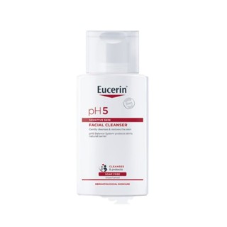 Eucerin pH5 Sensitive Skin Facial Cleanser 100ml - ผลิตภัฑณ์ทำความสะอาดผิวหน้า สำหรับผิวบอบบางแพ้ง่าย