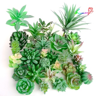 【AG】1Pc Artificial Flower Mini Succulent Plant Party Office Home Table Decor