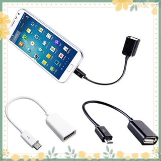 USB 2.0 หญิงกับ Micro B ชายแปลง OTG Adapterfor Samsung HTC