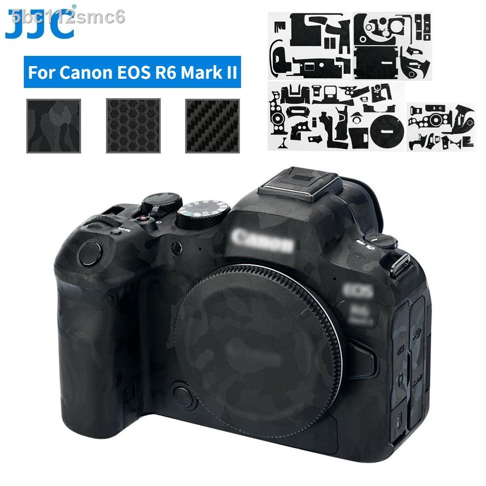 JJC Adhesive Anti-Scratch Skin Decoration 3M Sticker Film Cover Protector for Canon EOS R6 Mark II (