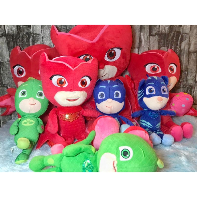 ตุ๊กตา Pj Masks Owlette Catboy Gekko ของเล่นสําหรับเด็ก ลิขสิทธิ์แท้ มือสองของแท้ 🇱🇷