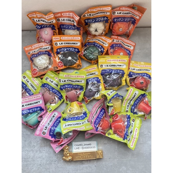 JAPANนำเข้าจากญี่ปุ่น CHANEL2HAND99 Le Creuset Magnet Kitchen Miniature แม่เหล็กติดตู้เย็น หม้อเลอคร