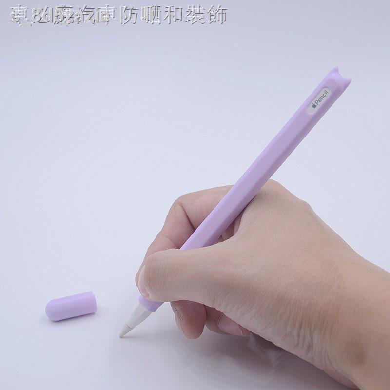 ☒♈Spot Boutique ◄เหมาะสำหรับ Apple Pencil Pen Case 1/2 Generation เคสซิลิโคนรวมทุกอย่างโปร่งใส Apple Pencil Case Anti-fa