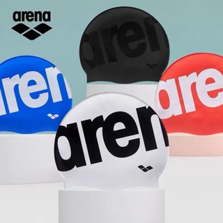 Arena หมวกว่ายน้ำซิลิโคนที่สะดวกสบายกันน้ำและทนทานหมวกว่ายน้ำชายและหญิงผมยาวหมวกว่ายน้ำขนาดใหญ่ป้องกันหู