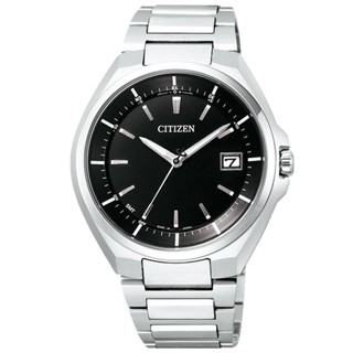 Citizen Attesa Eco Drive นาฬิกาข้อมือ วิทยุ พลังงานแสงอาทิตย์ ไทเทเนียม กันน้ํา สีดํา สําหรับผู้ชาย Cb3010-57E