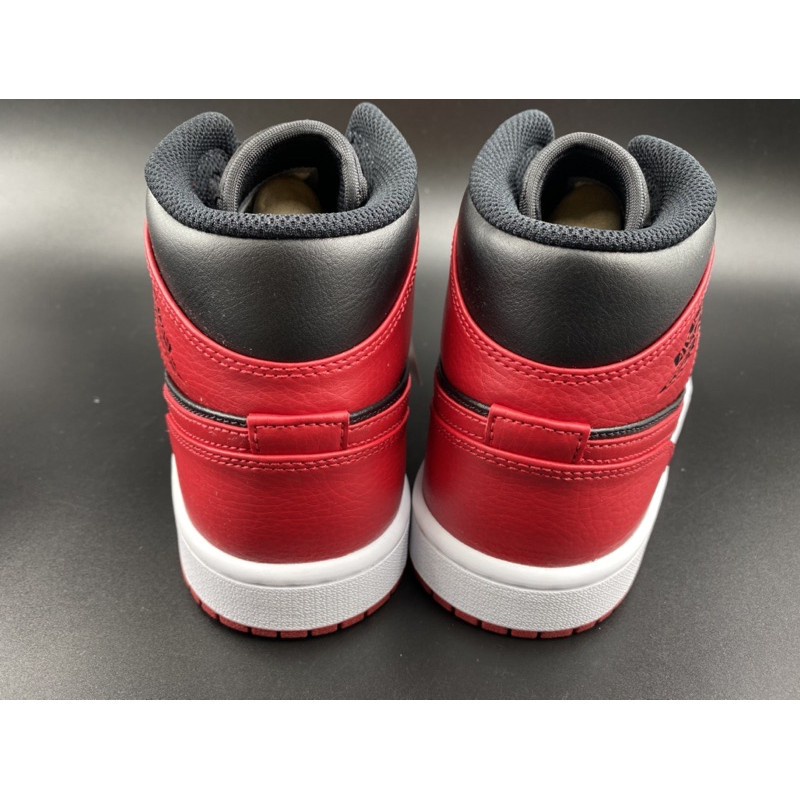 ▪✥✠๑PEUNGNOIZ Nike Air Jordan 1 Mid “Banned” (2020)รองเท้าผ้าใบ แท้100% ผู้ชาย ผู้หญิงรองเท้าผ้าใบผู้ชาย nike ญ ชาย แท้