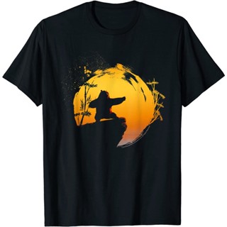 เสื้อยืด Kung Fu Panda Po Tai Chi Sunset Silhouette