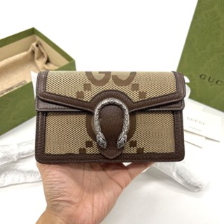 💥👜New Gucci Dionysus Jumbo GG Super mini bag ลายใหญ่