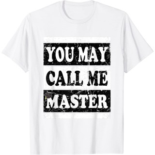 เสื้อยืดปริญญาตรีปริญญาโท Mba Ms Ma Call Me Master