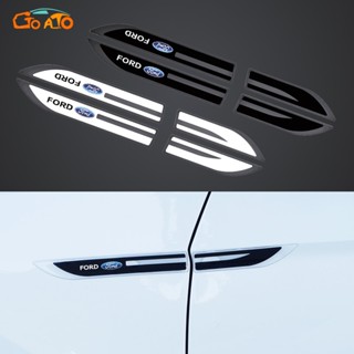 GTIOATO โลโก้รถ สติ๊กเกอร์ติดรถ สติกเกอร์ตกแต่งรถ ของแต่งรถยนต์ สำหรับ Ford Ranger Fiesta Everest Focus Ecosport Raptor Mustang Ranger F150 Territory