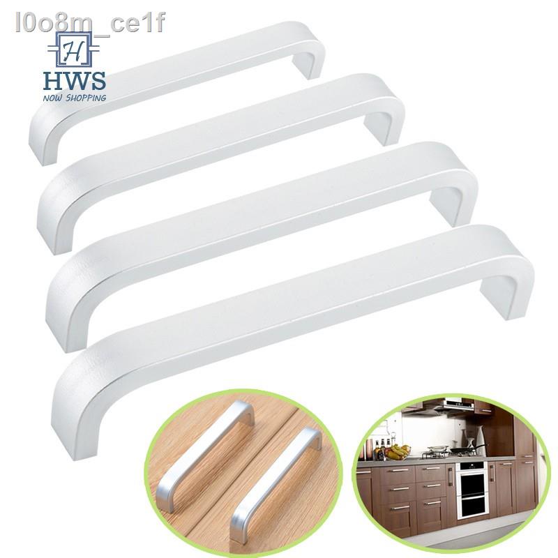 Aluminum Long Knob Cabinet Furniture Door Handles Knobs Bedroom Closet Dresser Kitchen Drawer Pulls