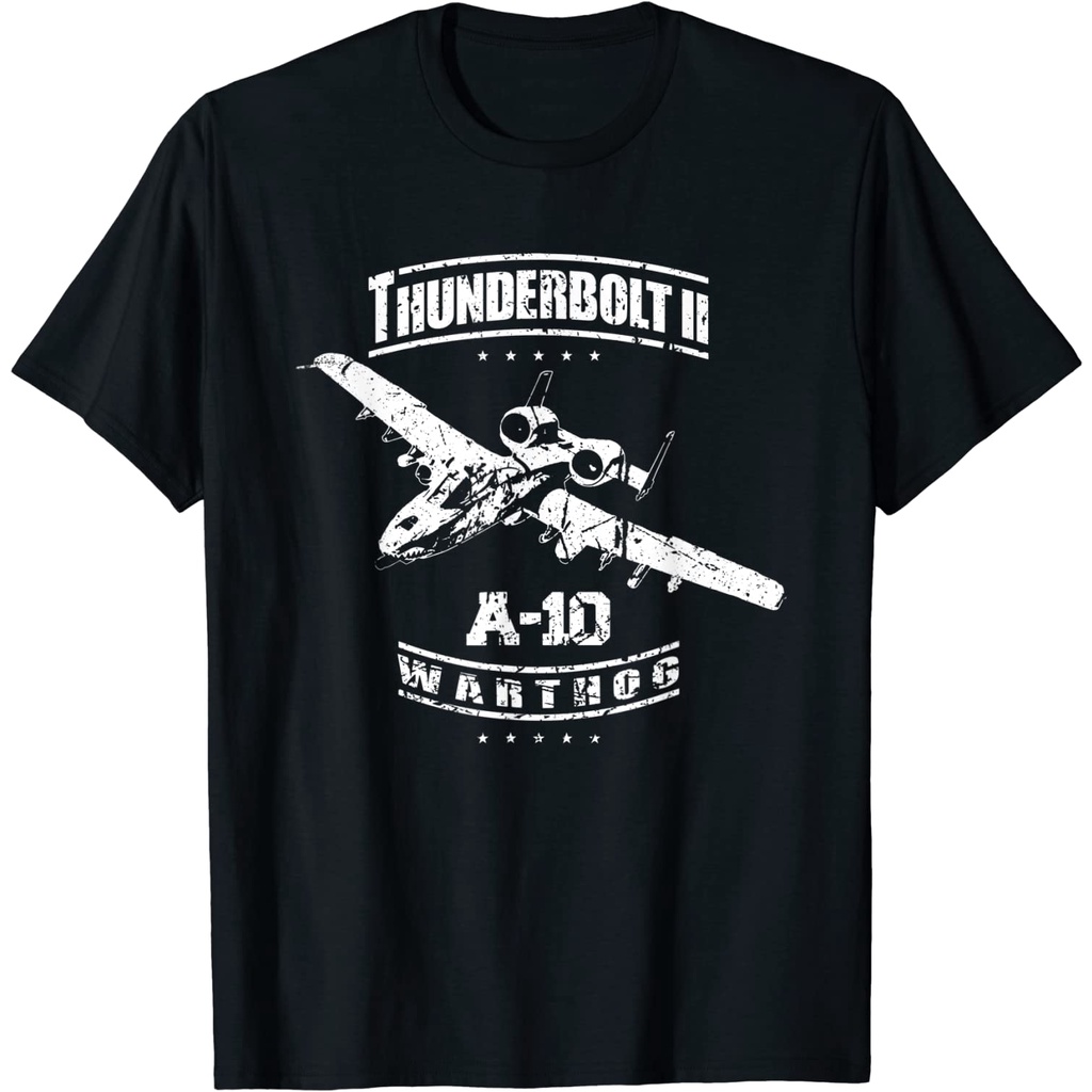 เสื้อยืด A-10 Thunderbolt Ii Warthog Usaf Attack Jet Distressed
