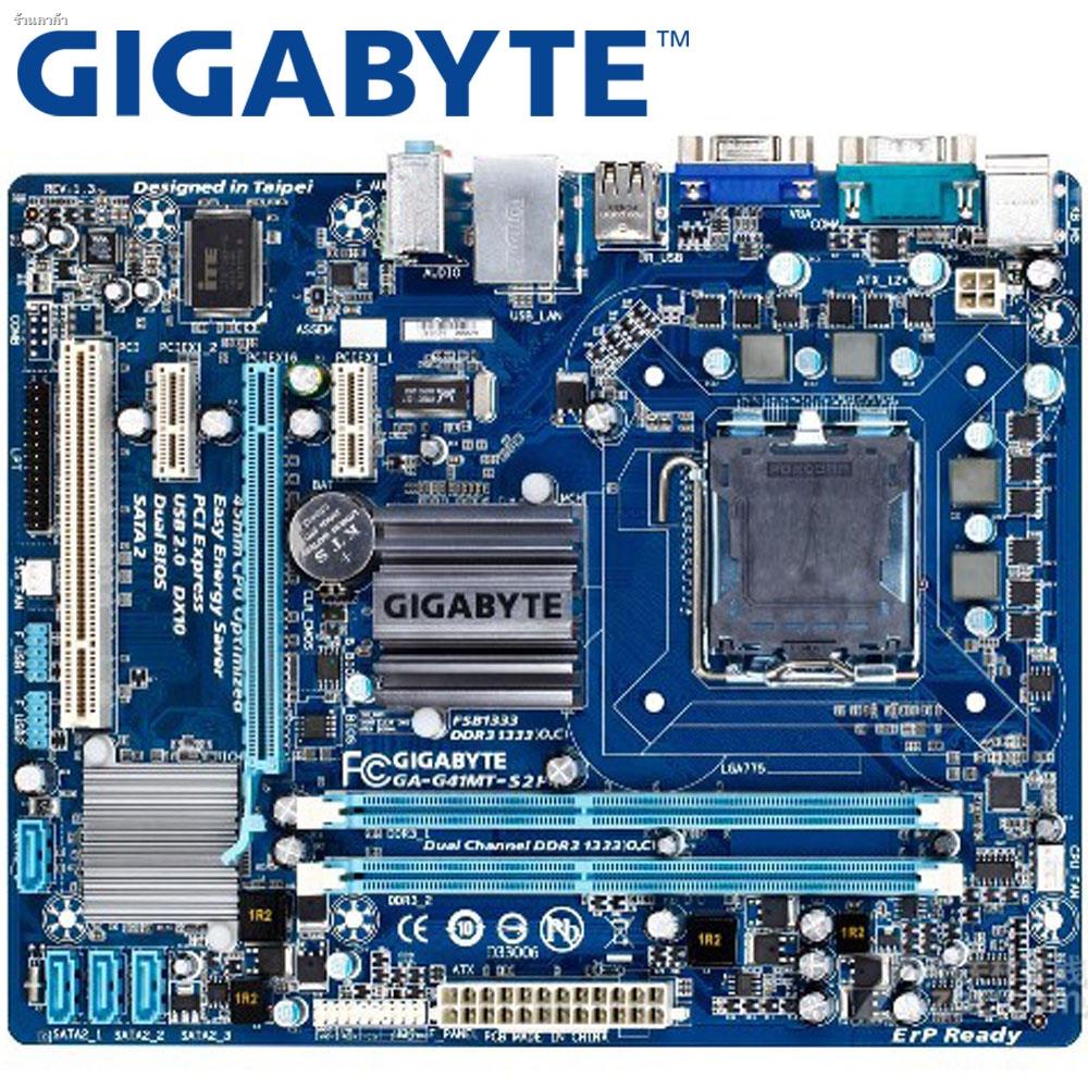 GIGABYTE GA-G41MT-S2P Desktop Motherboard G41 Socket LGA 775 For Core 2 DDR3 8G Micro ATX Original Used Mainboard