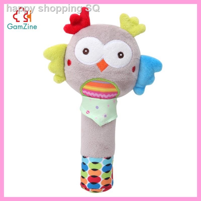 [NANA] Cute Baby Rattle Toys Stuffed Handbells Hand Grip Toys Toddlers Infant 3 6 9 Months