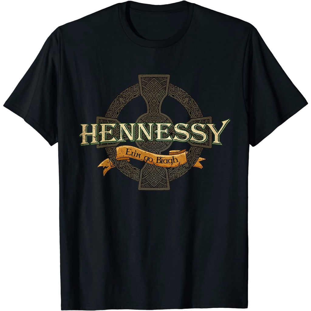 Hennessy Irish Surname Hennessy Family Name Celtic Cross T-shirt