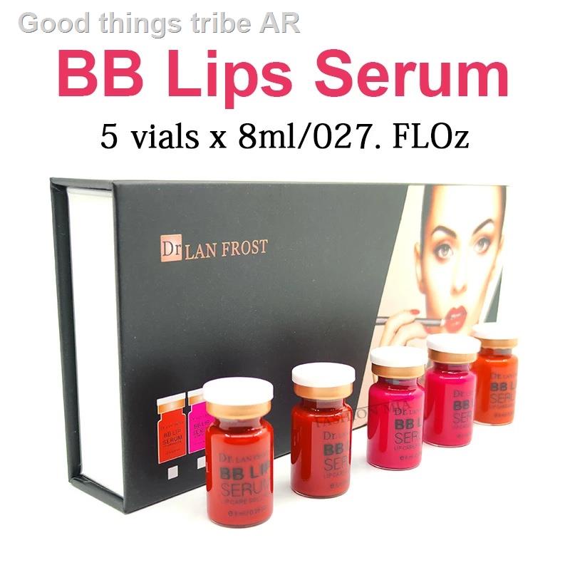 READY STOCK!5*8ml BB Lips Glow Ampoule Serum Starter Kit Lip Gloss BB Cream Pigment for Lip Coloring Moisturizing Derma