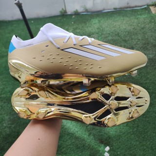 พร้อมส่ง รองเท้าฟุตบอล ADIDAS X SPEEDPORTAL.1 MESSI GOLD CHROME FG