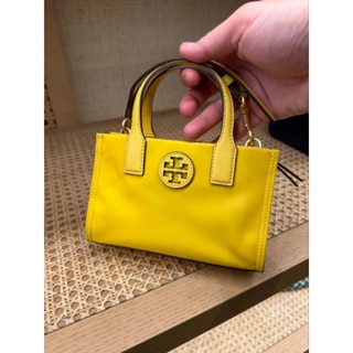 ♥️🌈NEW Tory burch Ella Micro Tote Crossbodyใส่มือถือได้ทุกรุ่น ดำ ส้ม เหลือง เขียว