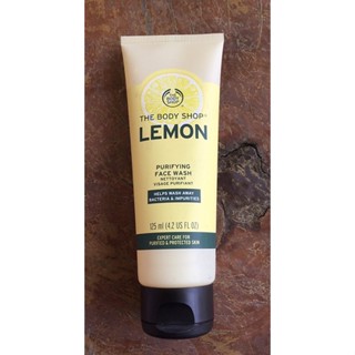 THE BODY SHOP LEMON PURIFYING FACE WASH 125 ml ของแท้ ฉลากไทย