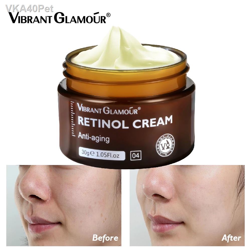 VIBRANT GLAMOUR Retinol Face Cream Anti-Aging Remove Wrinkle Firming Lifting Whitening Brightening M