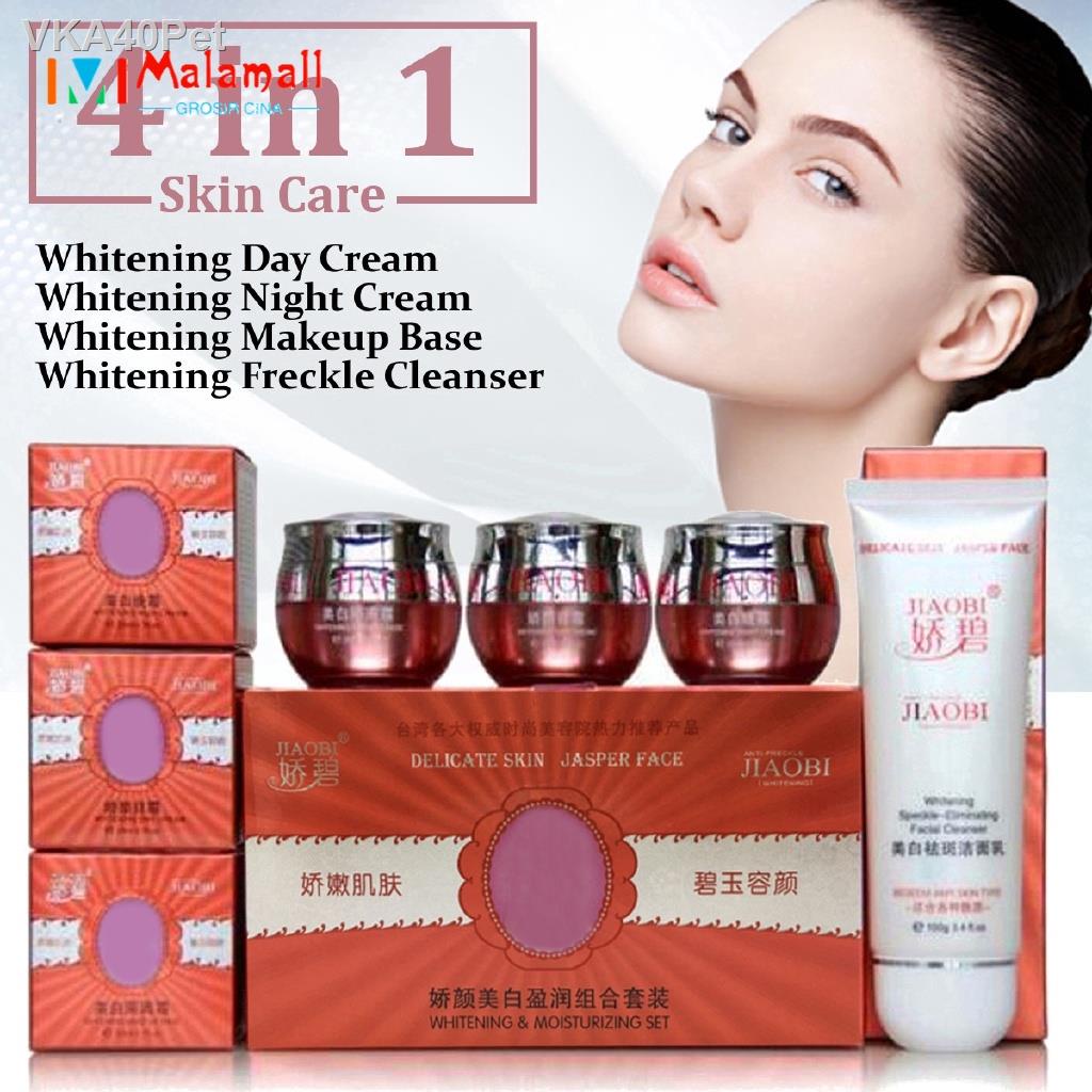 4 in 1 Original JiaoBi Cream Jiao Yan Whitening Ying Skin Care Vitamin Set