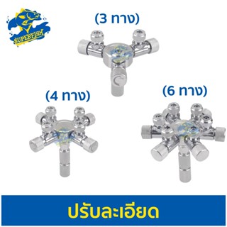 WYIN ZRDR วาล์วปรับละเอียดสแตนเลส CO2 3ทาง / 4ทาง / 6ทาง