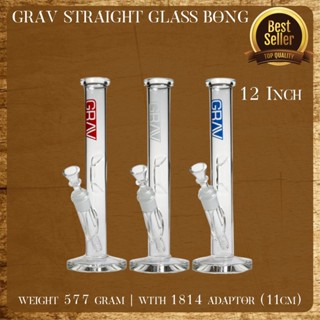 แจกันแก้ว Grav Straight Glass  12Inch