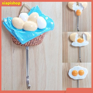 XIAPI+ อุปกรณ์ตะขอแขวนรูปไข่น่ารักสําหรับห้องครัว f 10