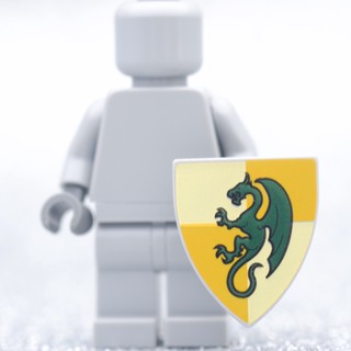 LEGO Green Dragon Shield - LEGO เลโก้ มินิฟิกเกอร์ ตัวต่อ ของเล่น ACCESSORIES