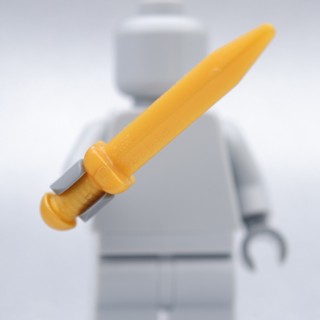 LEGO Gold Roman Gladius Sword - LEGO เลโก้ มินิฟิกเกอร์ ตัวต่อ ของเล่น WEAPON