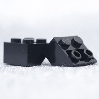 LEGO Black Brick Inverted 2 x 2 ( ชุดละ 2 ชิ้น ) - LEGO เลโก้ มินิฟิกเกอร์ ตัวต่อ ของเล่น BRICK