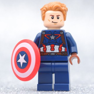 LEGO Captain America HERO MARVEL - LEGO เลโก้ มินิฟิกเกอร์ ตัวต่อ ของเล่น