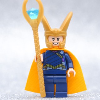 LEGO Loki Dark Blue Suit HERO MARVEL - LEGO เลโก้ มินิฟิกเกอร์ ตัวต่อ ของเล่น